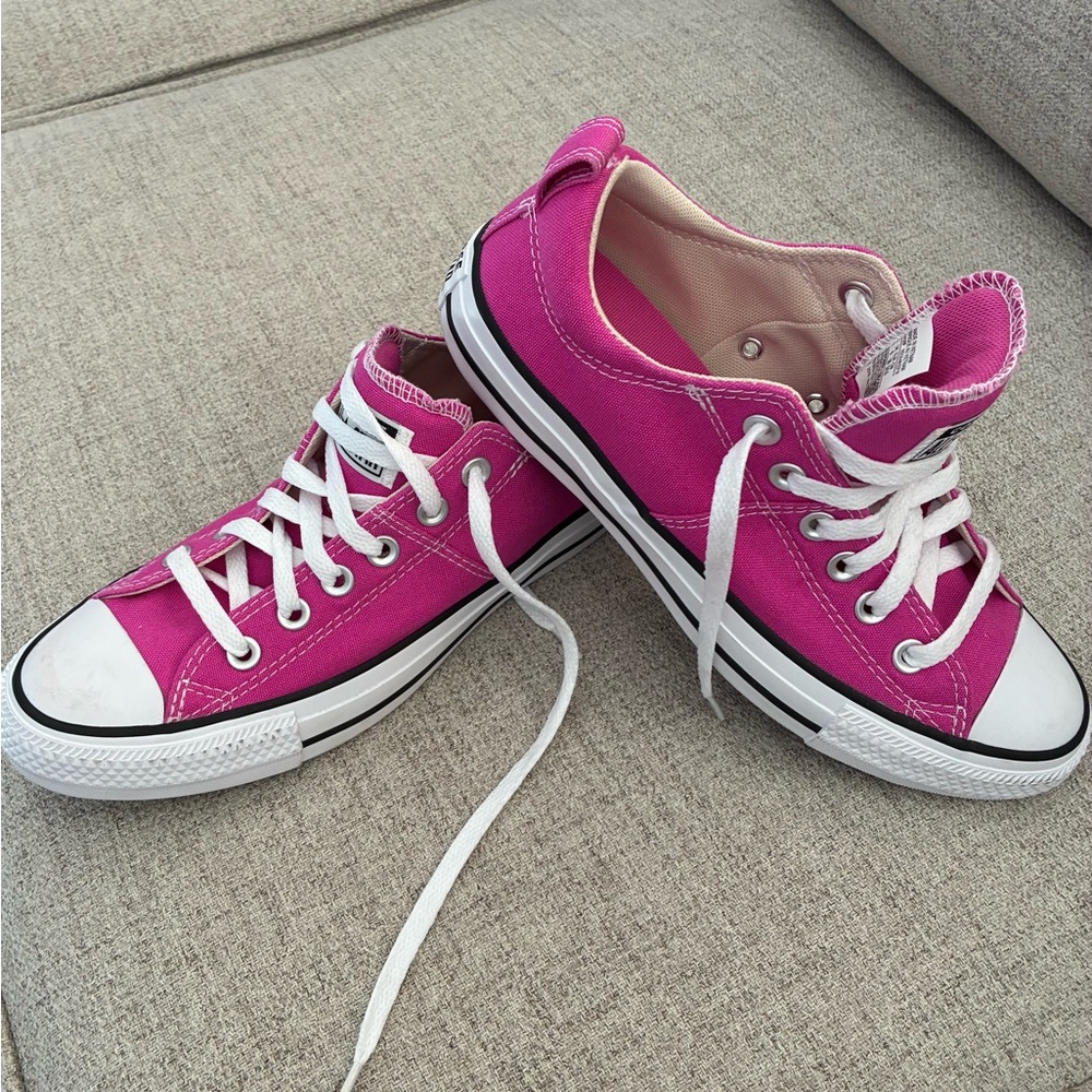Converse Fuchsia Canvas Sneakers